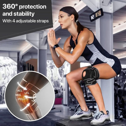 Skorter | Adjustable knee brace with spring support for larger sizes