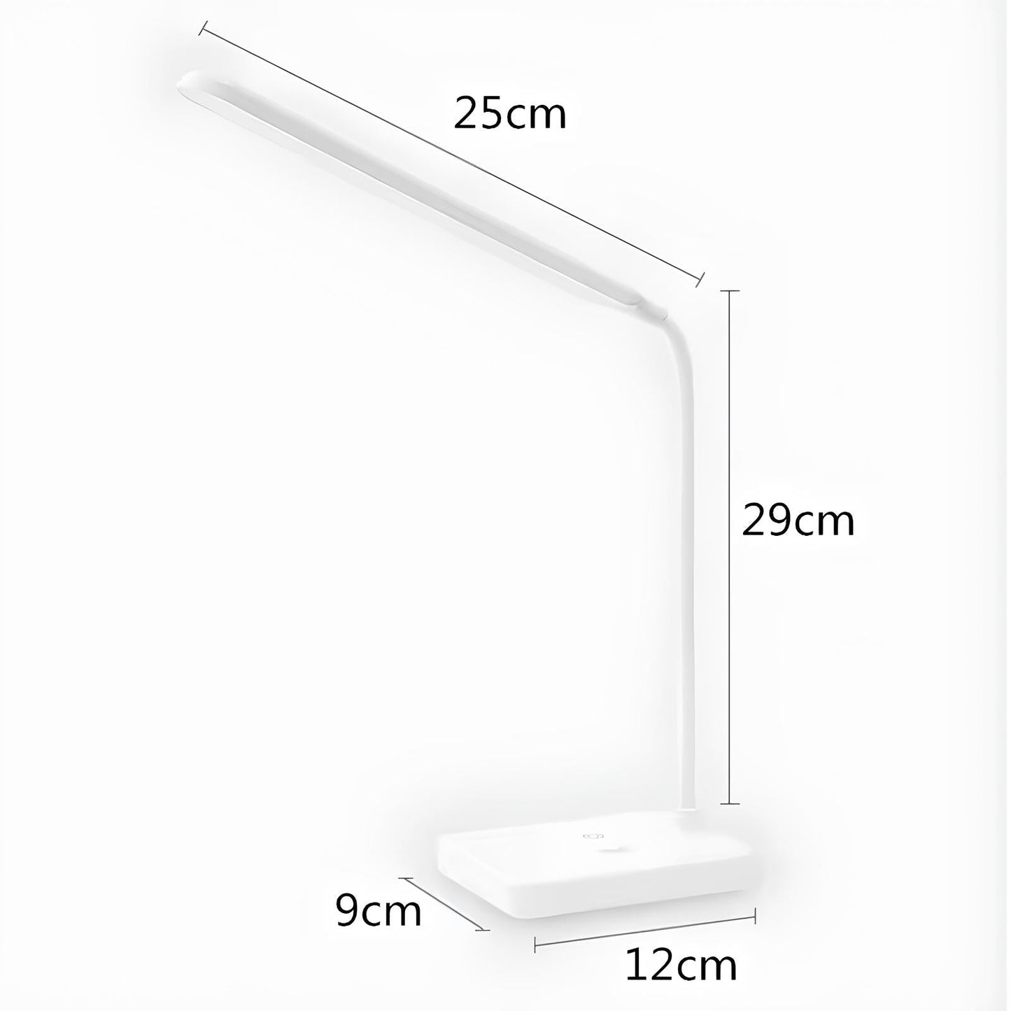 Skorter | LumoFlex Adjustable Desk Lamp – Rechargeable or Plug-In with Flexible Neck & Dimmable Light