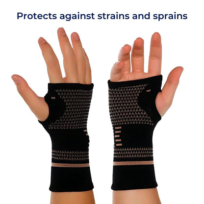 Skorter | FlexSupport Wrist Brace with Heat Pad for Back Pain – Breathable Support for Injuries, Chronic Pain & Post-Surgery Recovery