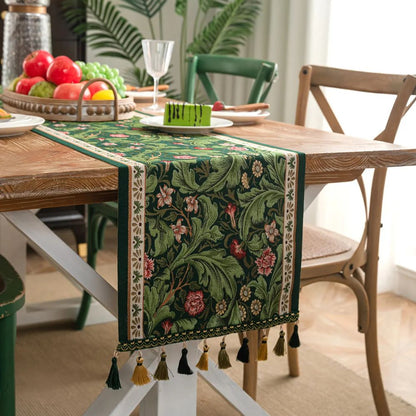 Skorter | Flora Vine Embroidered Table Runner