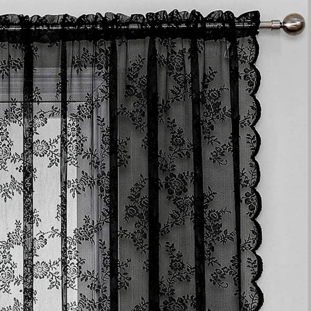 Skorter | Floral Grace Sheer Curtains