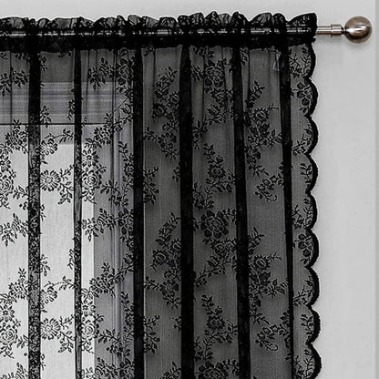 Skorter | Floral Grace Sheer Curtains