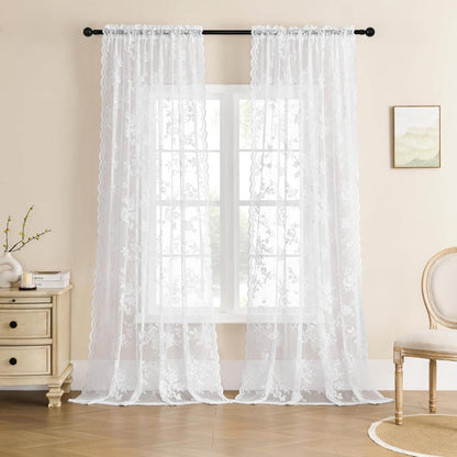 Skorter | Floral Grace Sheer Curtains