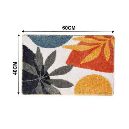 Skorter | Floral Non-Slip Bathmat