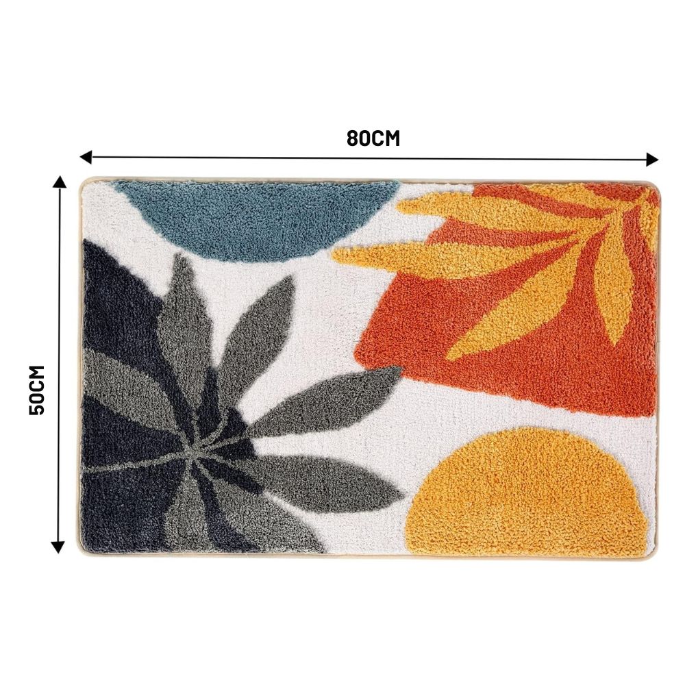 Skorter | Floral Non-Slip Bathmat