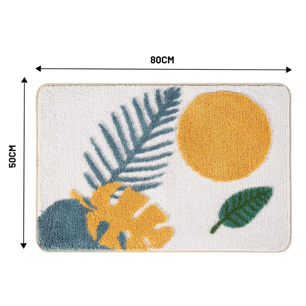 Skorter | Floral Non-Slip Bathmat