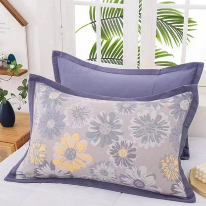 Skorter | Floral Print Cotton Pillowcase | 2pcs