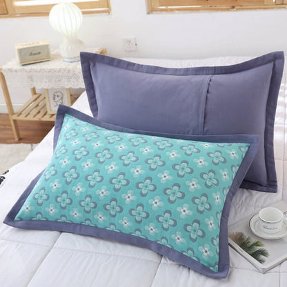 Skorter | Floral Print Cotton Pillowcase | 2pcs
