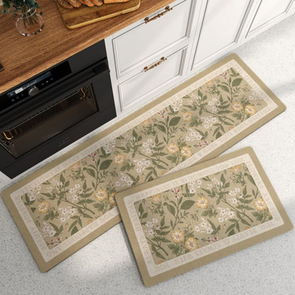Skorter | Floral Quick-Dry Kitchen Mat