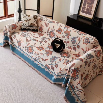 Skorter | Floravell Vintage Chenille Sofa Cover