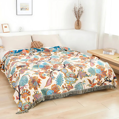 Skorter | Floryn Garden-Inspired Reversible Blanket