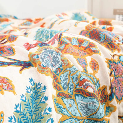 Skorter | Floryn Garden-Inspired Reversible Blanket