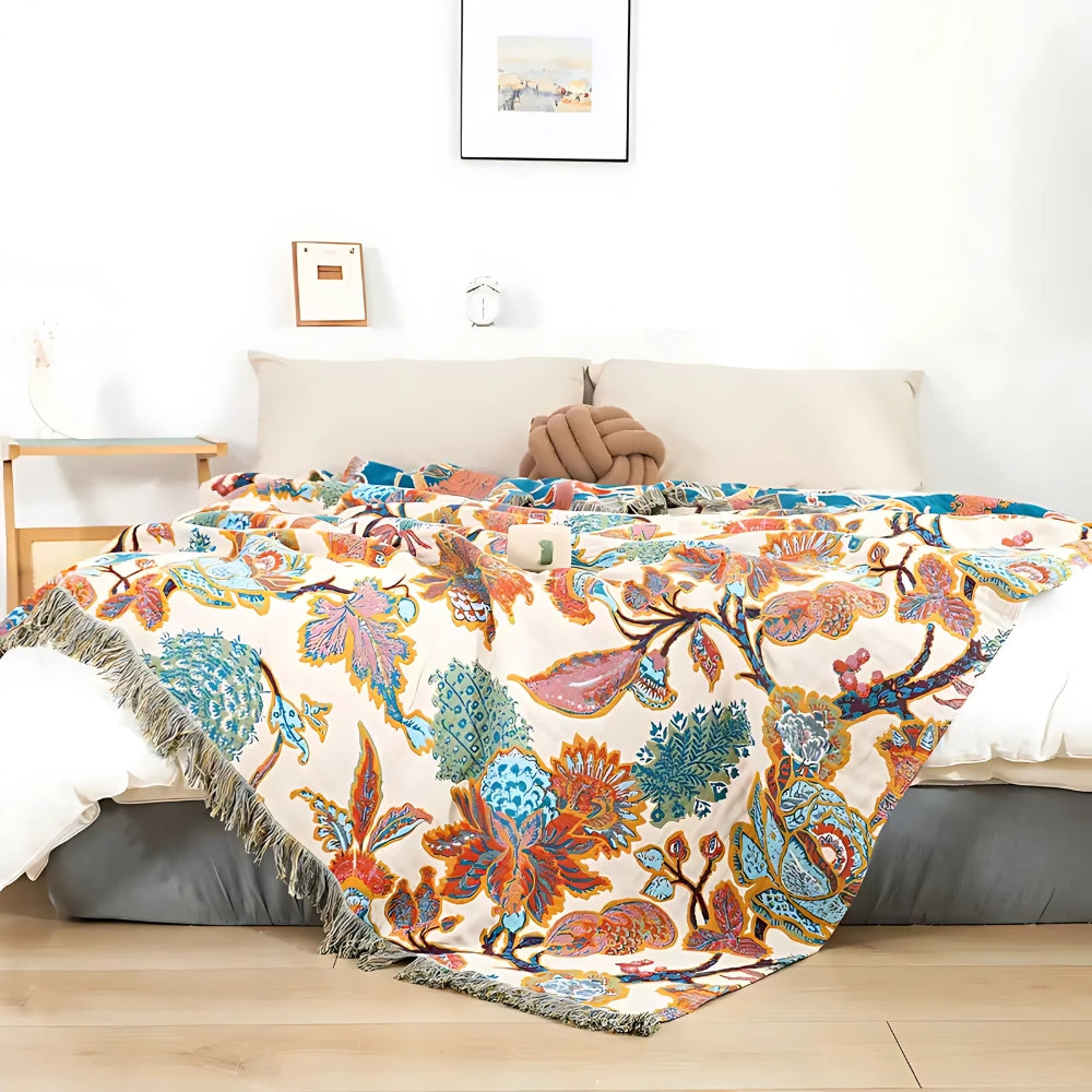 Skorter | Floryn Garden-Inspired Reversible Blanket