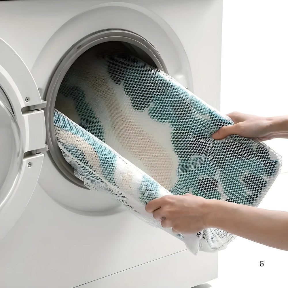 Skorter | Fluffy Ocean Wavy Pattern Bath Mat