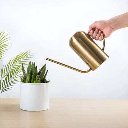 Skorter | Fluora – 1.5L Stainless Steel Watering Can with Long Spout