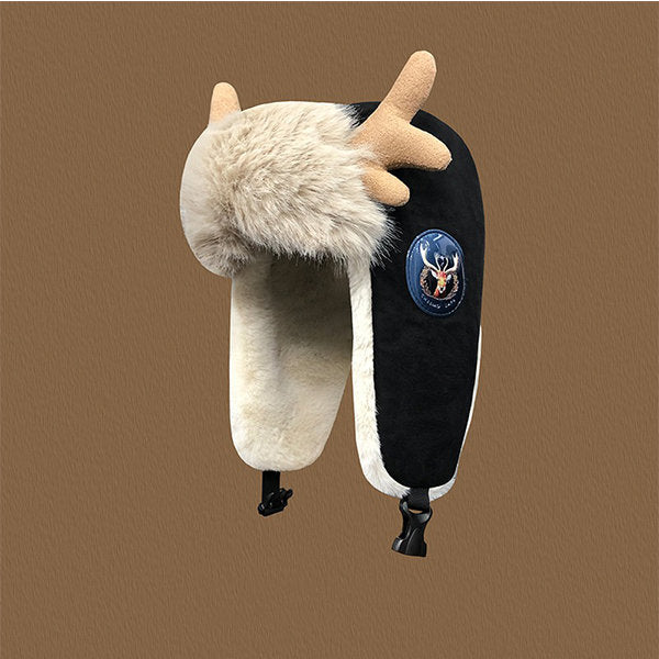 Skorter | Deer Antler Winter Earflap Hat