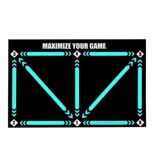 Skorter | Football Pro Training Mat | Anti-Slip, 2x2m Space & Video Program for Skill Enhancement and Home Training