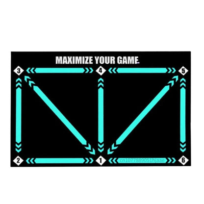 Skorter | Football Pro Training Mat | Anti-Slip, 2x2m Size & Video Program for Skill Enhancement and Home Training