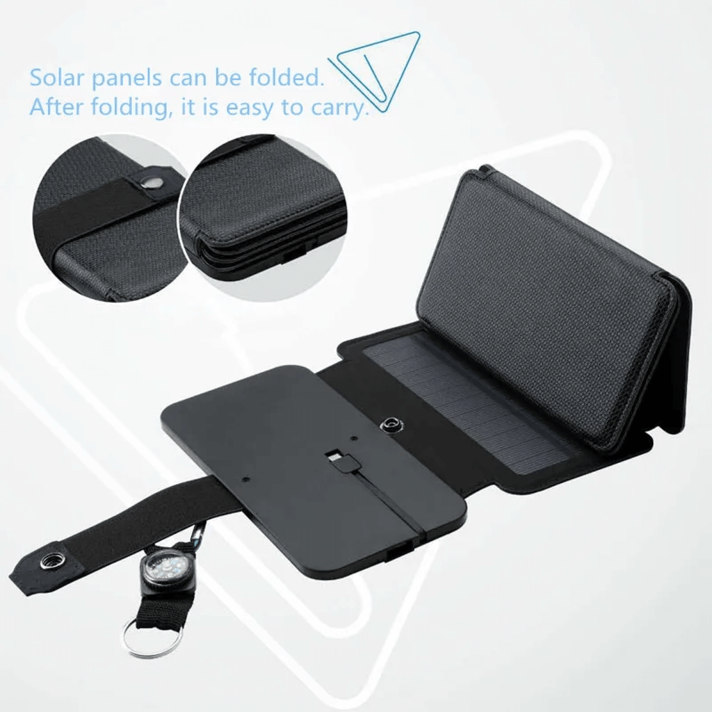 Skorter | Rated Solar Power Charger Portable Battery Bank Charger  for Mobile Cell Phone Backup