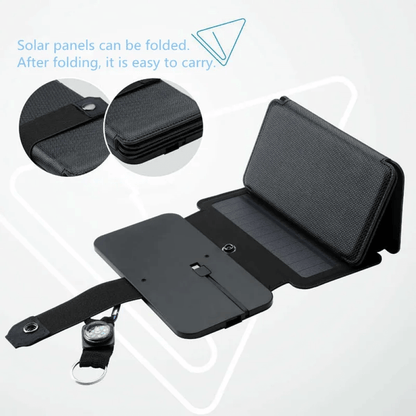 Skorter | Rated Solar Power Charger Portable Battery Bank Charger  for Mobile Cell Phone Backup