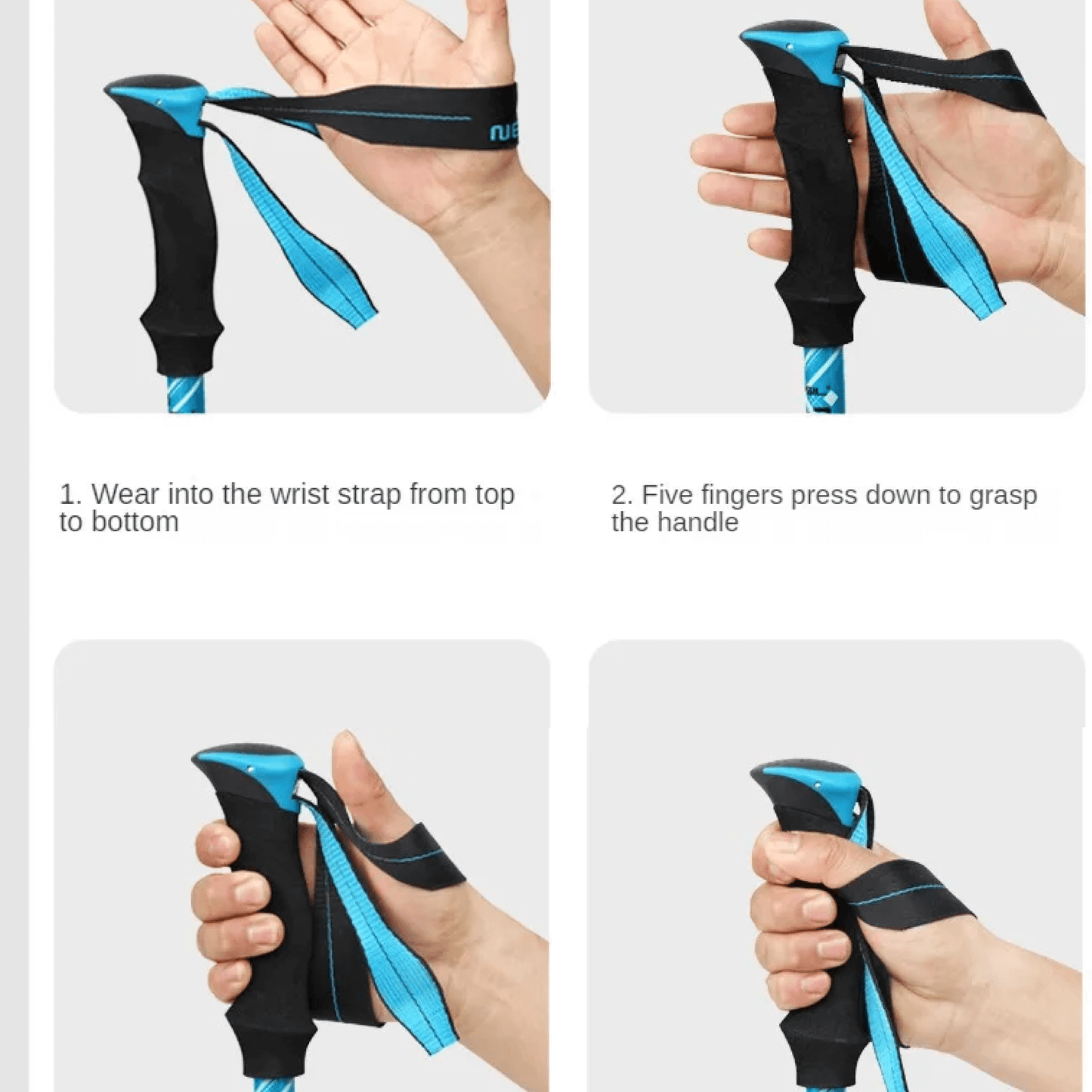 Skorter | Folding Nordic Walking Tracking Poles Top Rated for Hiking Sticks