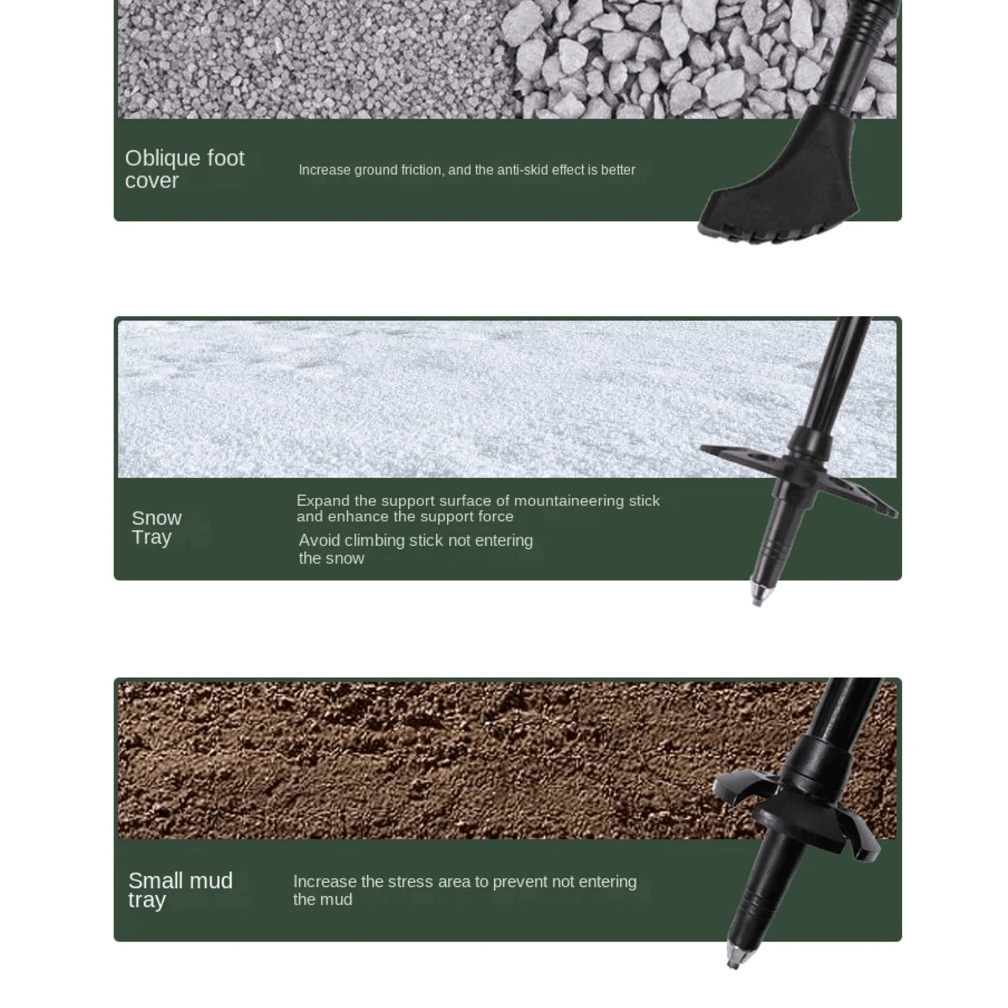 Skorter | Collapsible Folding Nordic Walking Tracking Poles Top Rated for Hiking Sticks