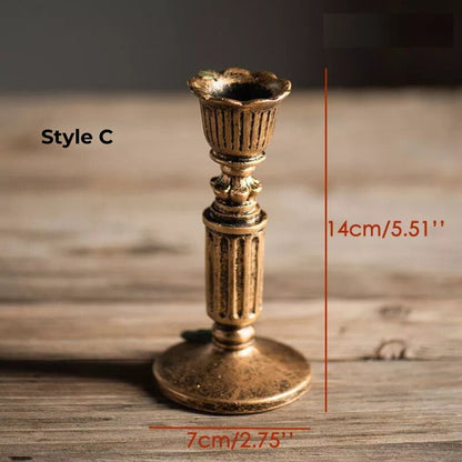 Skorter | AuricGlow – Rustic Candle Holder with Elegant Luxury for a Timeless Look