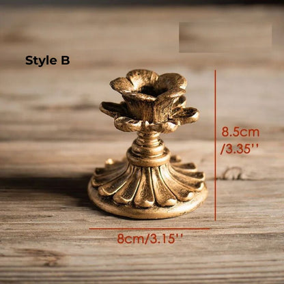 Skorter | AuricGlow – Rustic Candle Holder with Elegant Luxury for a Timeless Look