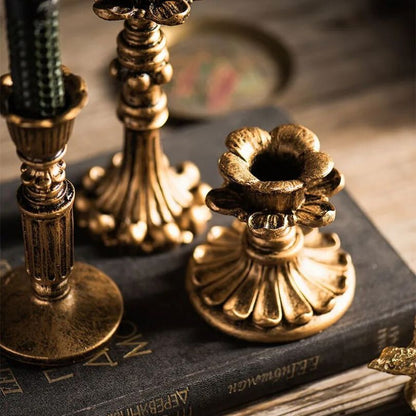 Skorter | AuricGlow – Rustic Candle Holder with Elegant Luxury for a Timeless Look