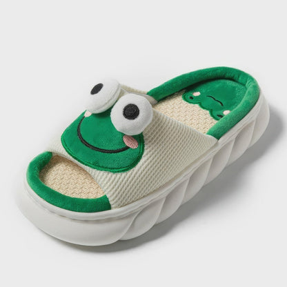 Skorter | 3D Eye Frog Slippers
