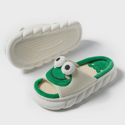 Skorter | 3D Eye Frog Slippers