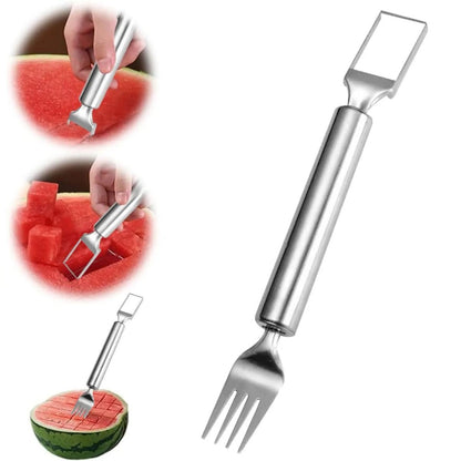 Skorter | 2-in-1 fruit cutter with integrated fork for fresh snacks