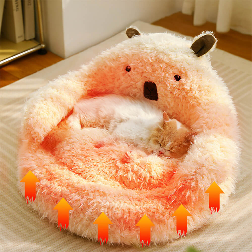 Skorter | Alpaca-shaped, fluffy, warm, detachable dog and cat bed