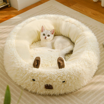 Skorter | Alpaca-shaped, fluffy, warm, detachable dog and cat bed