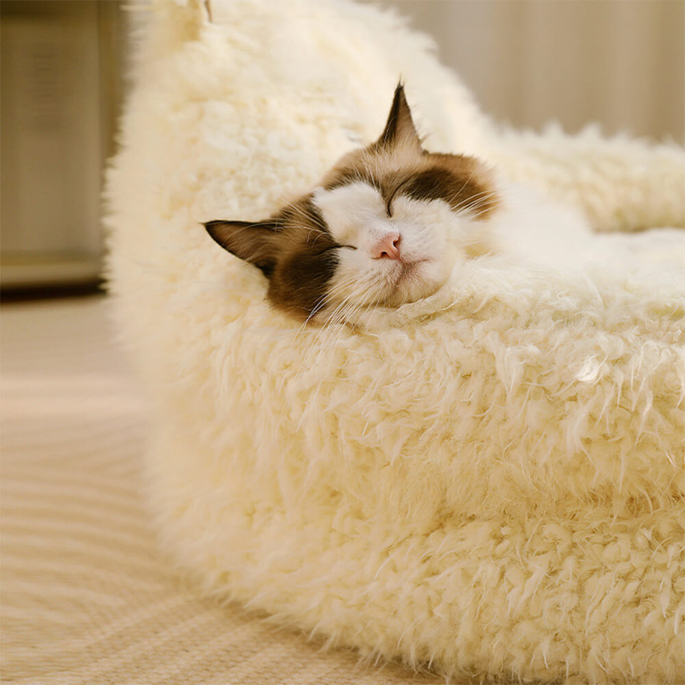 Skorter | Alpaca-shaped, fluffy, warm, detachable dog and cat bed