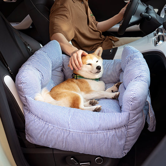 Skorter | ComfyRide | Dog Car Seat Bed – Safe, Soft & Travel-Friendly Pet Carrier