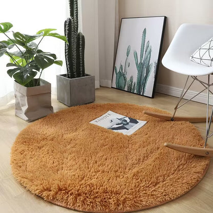 Skorter | Cozy soft round rug