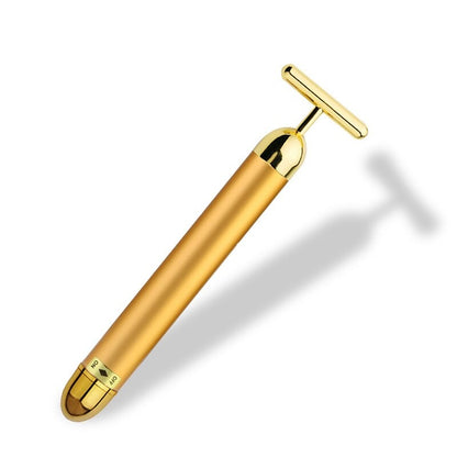 Skorter | Energy 24K Gold T Beauty Bar Facial Roller Massager
