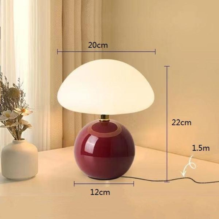 Skorter | Shaped Table Lamp – Elegant French Cream Lamp for a Cozy Bedroom