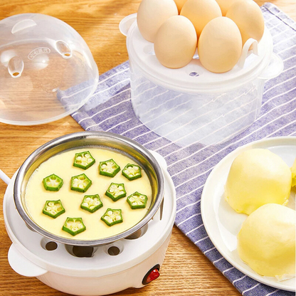 Skorter | Electric Egg Cooker & Steamer – Compact Multifunction Device For Perfect Eggs And Steamed Food