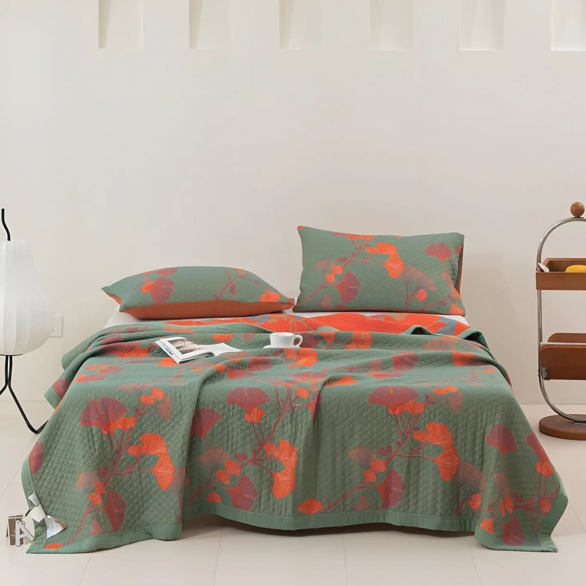 Skorter | Cotton Bedding Set with Botanical Design