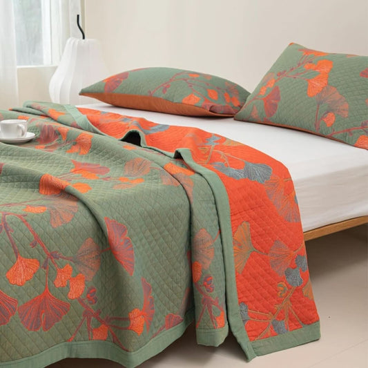 Skorter | Cotton Bedding Set with Botanical Design