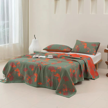 Skorter | Cotton Bedding Set with Botanical Design