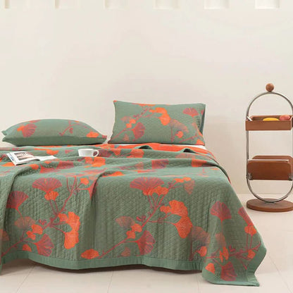 Skorter | Cotton Bedding Set with Botanical Design
