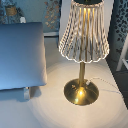 Skorter | RadiantGold – Elegant Portable Table Lamp