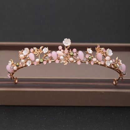 Skorter | Elegant Bridal Baroque Rhinestones Crown And Tiara Collection