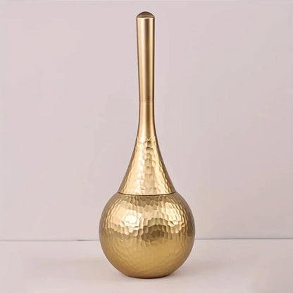 Skorter | Elegant toilet brush in gold look for style, hygiene & luxury in the bathroom
