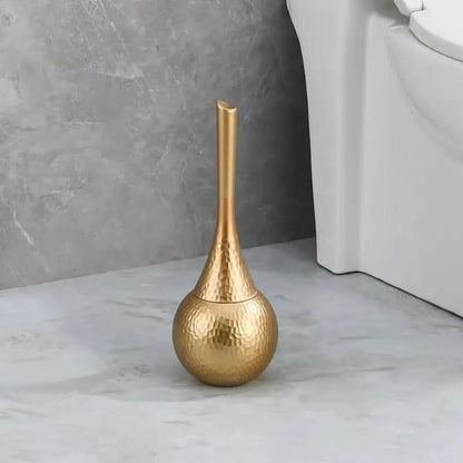 Skorter | Elegant toilet brush in gold look for style, hygiene & luxury in the bathroom