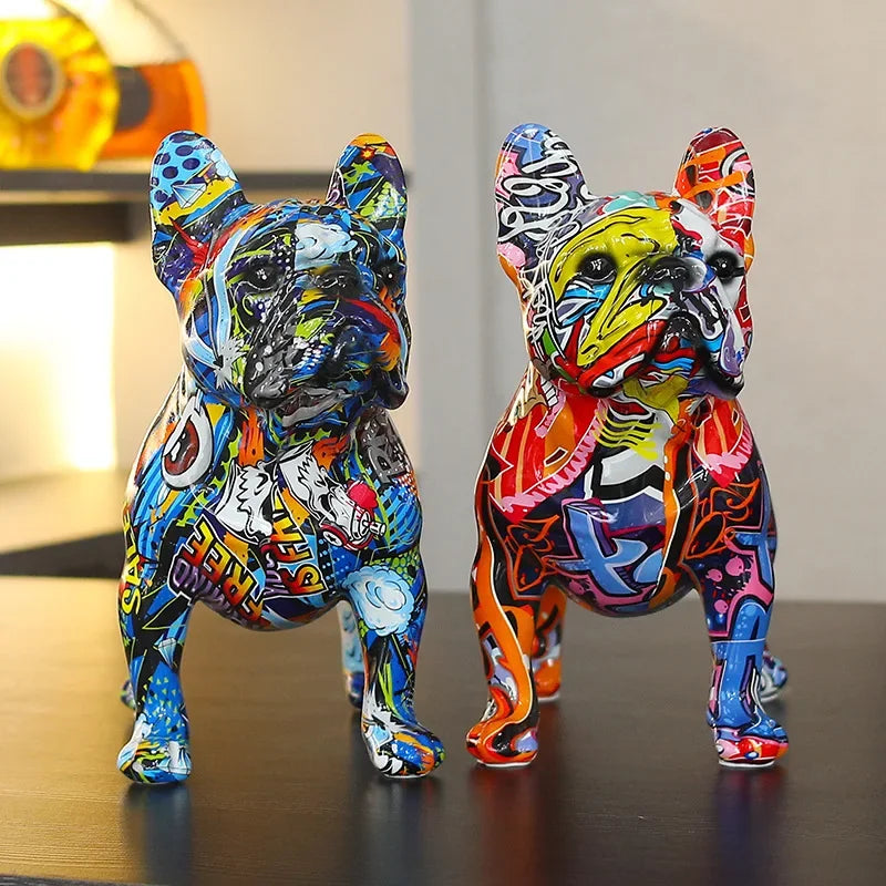 Skorter | Colorful French Bulldog Statue