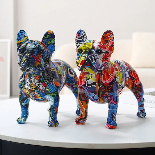 Skorter | Colorful French Bulldog Statue